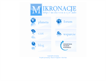 Tablet Screenshot of mikronacje.info